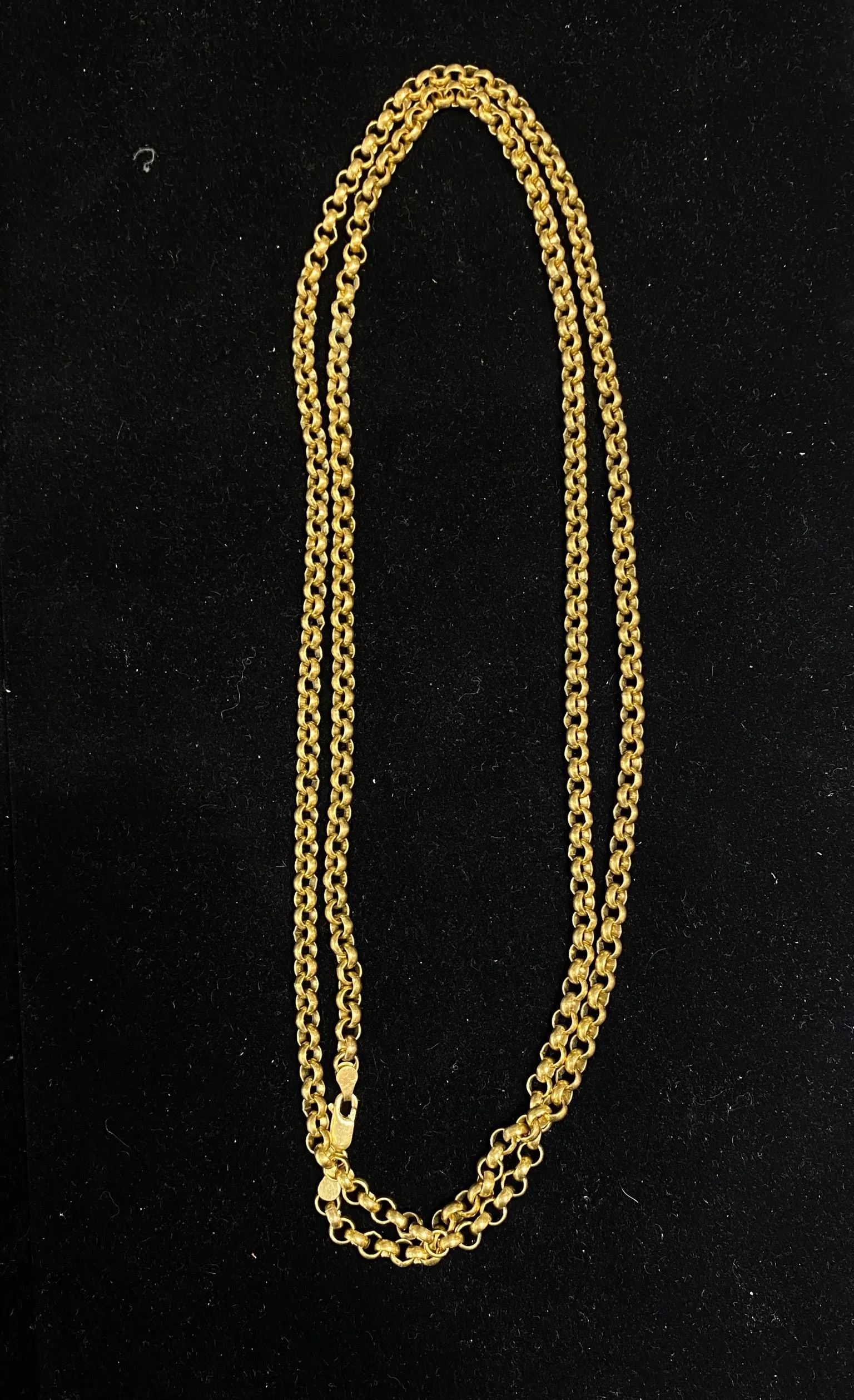 1920’s Antique 2 Oz. Solid Yellow Gold Double Strand Necklace - $13K Appraisal Value w/ CoA!