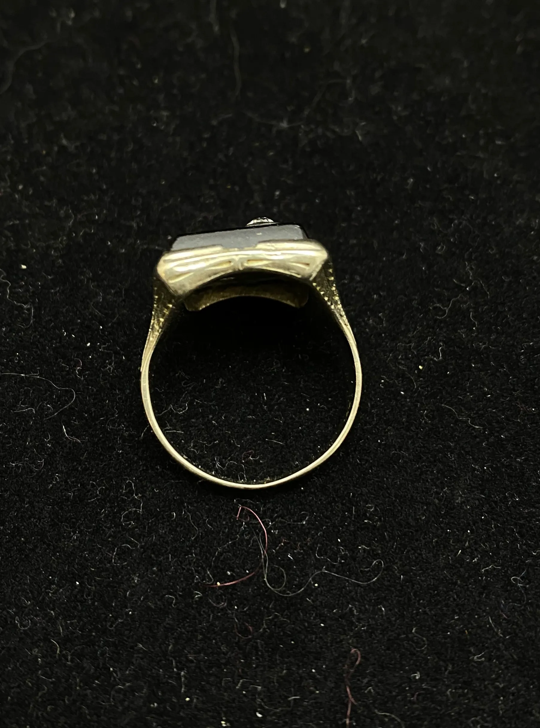 1920's Antique Design Masonic w/ Diamond Signet Ring - $6K Appraisal Value w/CoA!