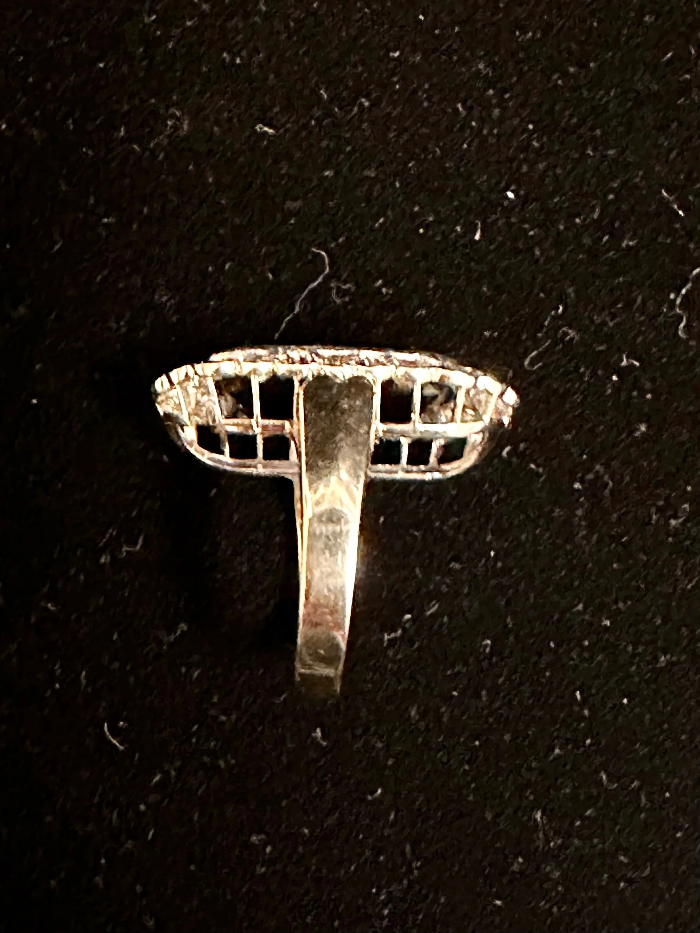 1920s Design, Antique-Style Diamond and Sapphire-Style WG Ring -$40K APR w/ CoA!