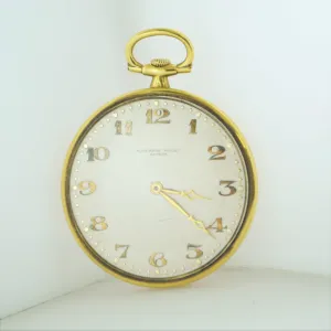 1930's Audemars Piguet Pocket Watch Ultra Thin 19J Platinum 18K YG $20K VALUE