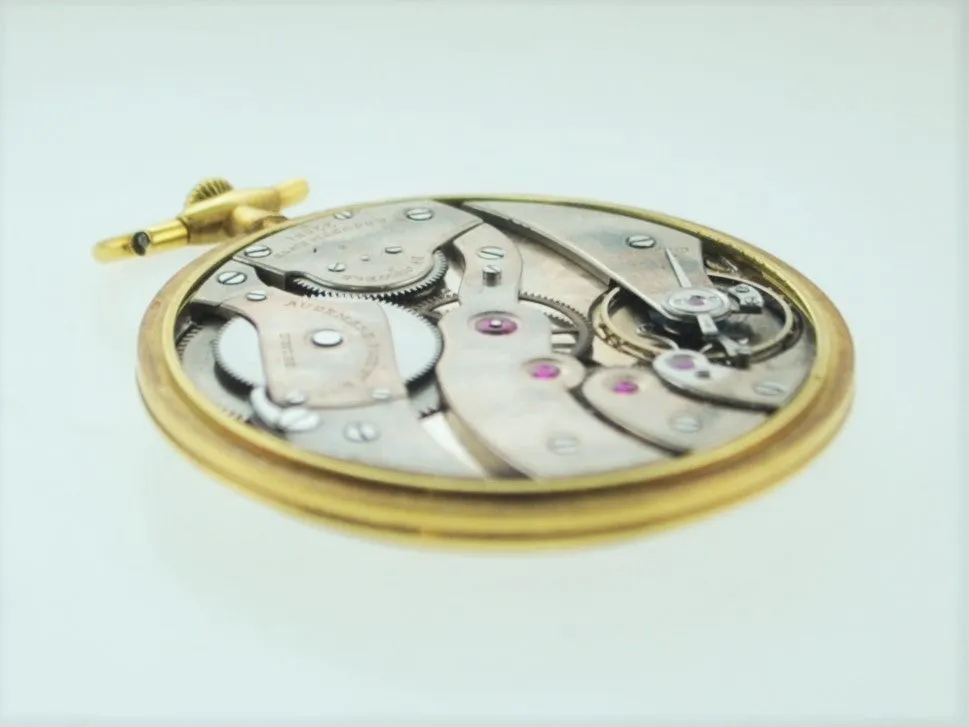 1930's Audemars Piguet Pocket Watch Ultra Thin 19J Platinum 18K YG $20K VALUE