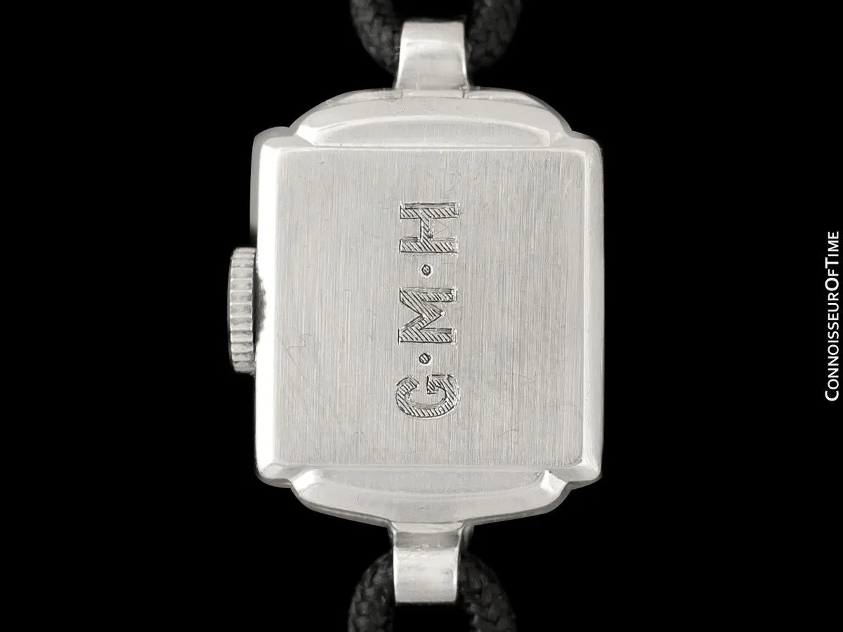 1930's Tiffany & Co. Ladies Vintage Watch - Platinum & Diamonds