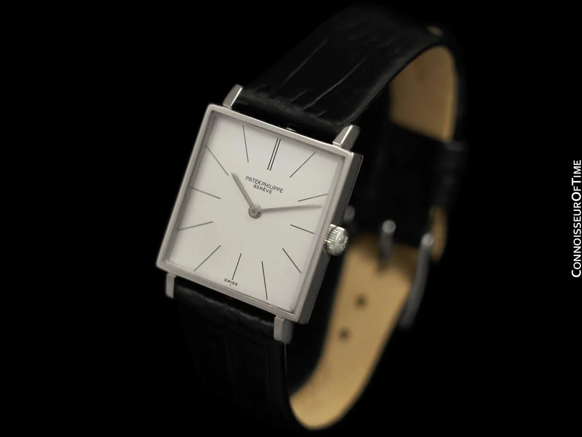1965 Patek Philippe Vintage Mens Ultra Thin Handwound, Ref. 3503 Watch - 18K White Gold