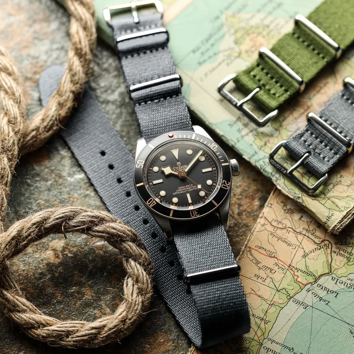 1973 British Military Watch Strap: APEX - No Time Bond