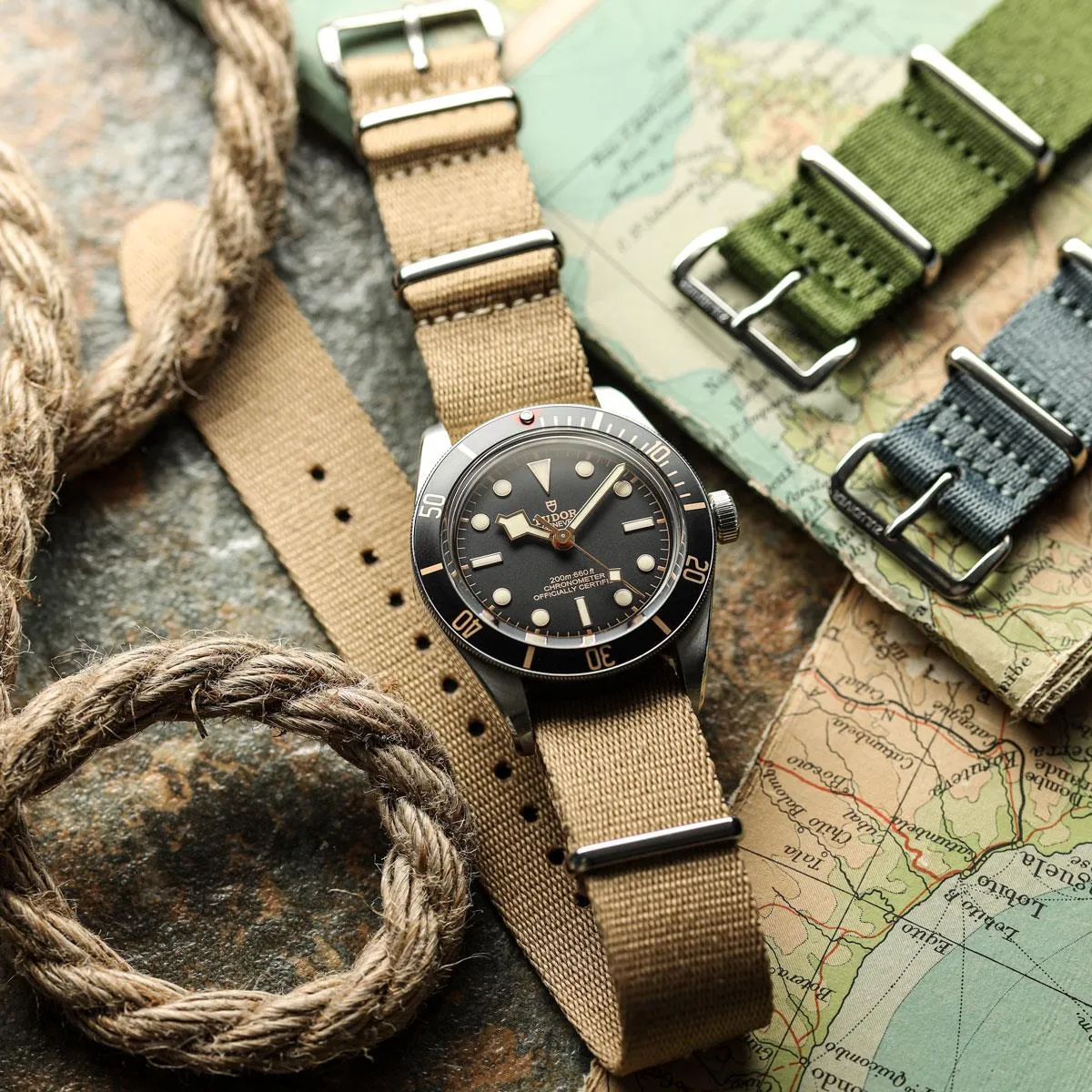 1973 British Military Watch Strap: APEX - No Time Bond