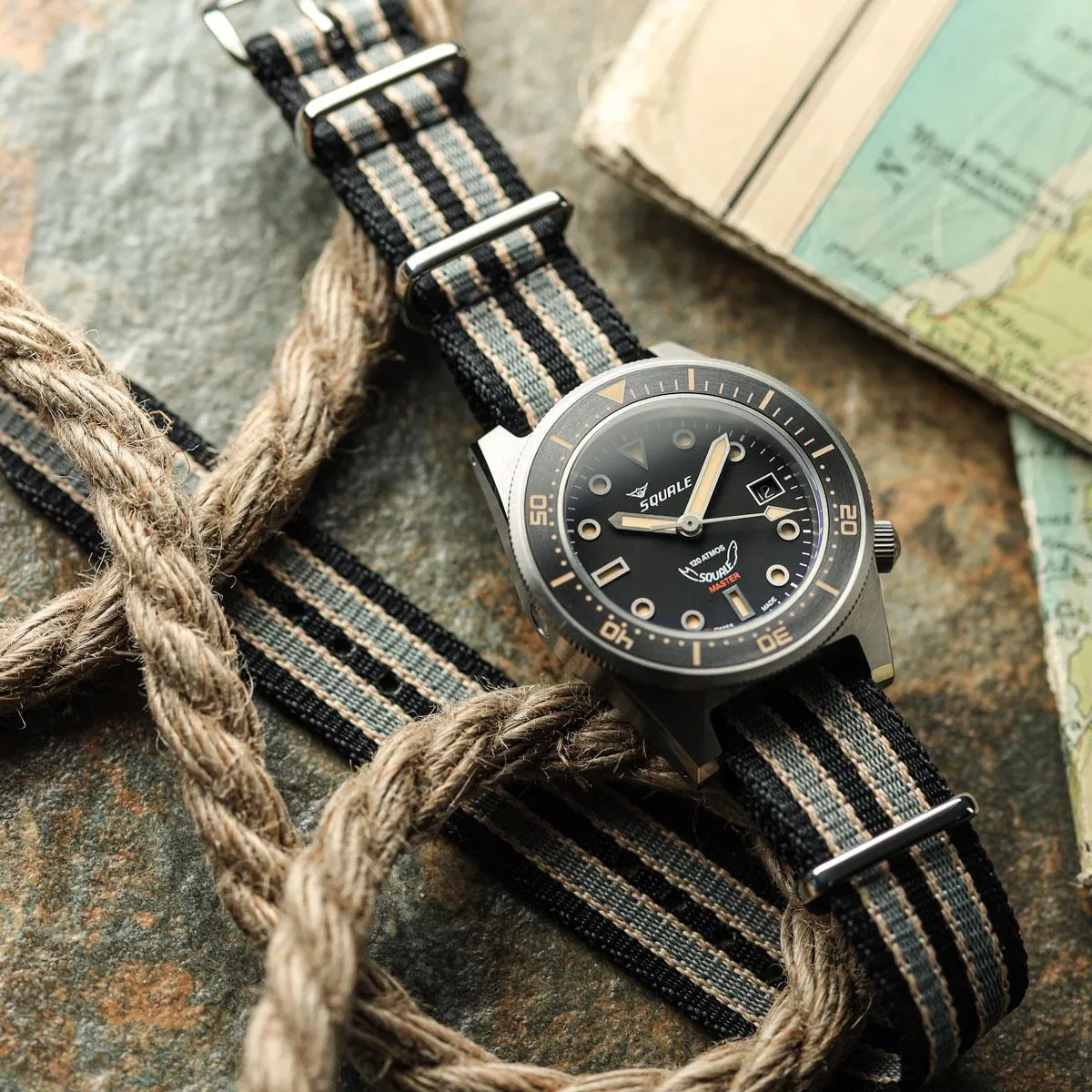 1973 British Military Watch Strap: APEX - Tore Blue