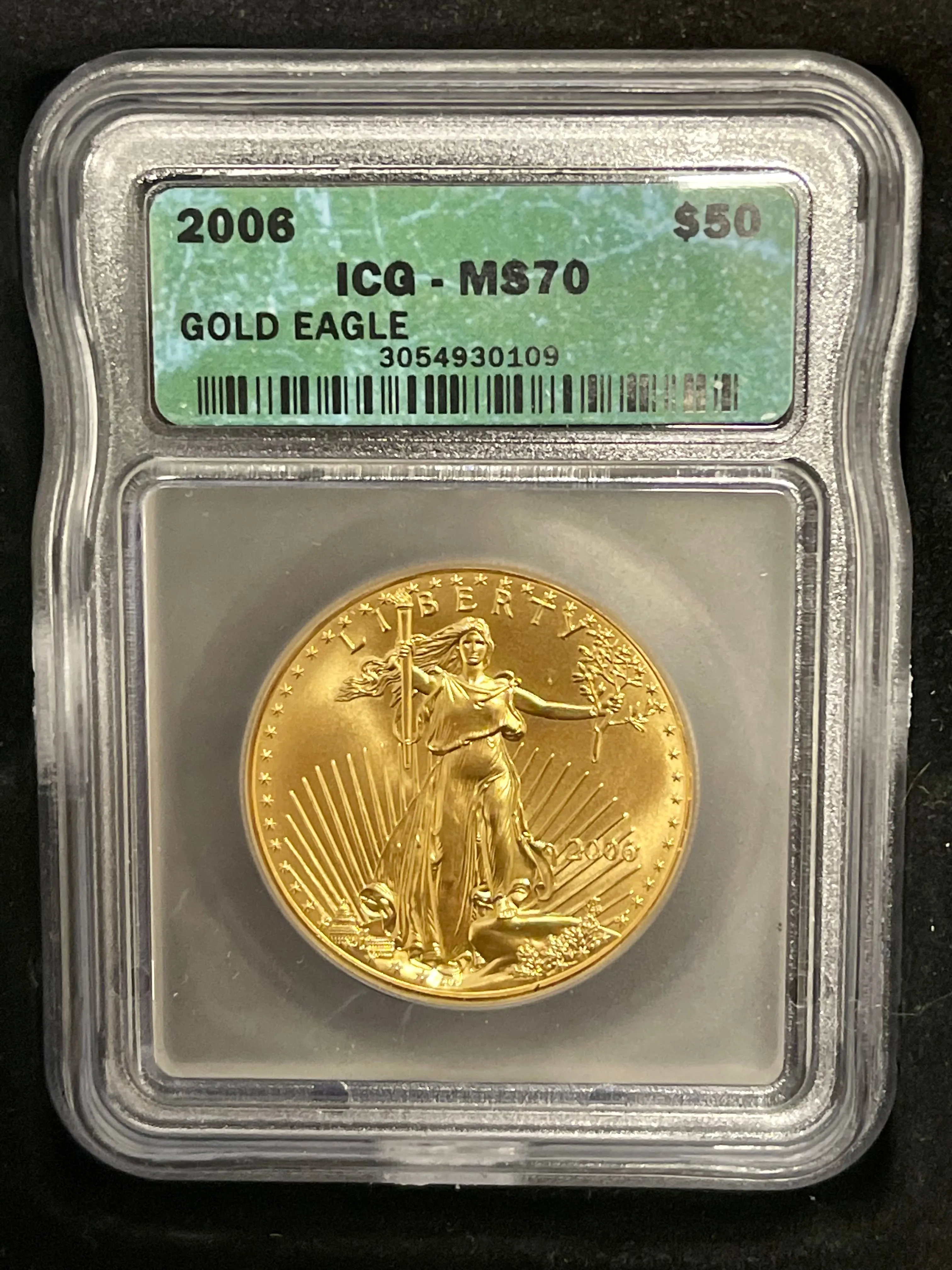 2006 ICG-MS70 4 GOLD EAGLE SET - $12K APR w/ COA