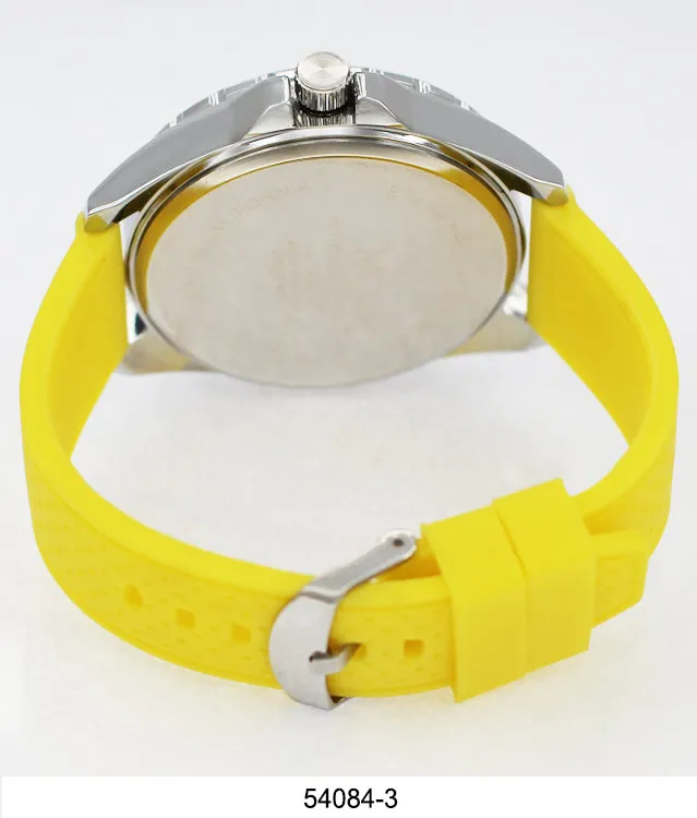 5408-Montres Carlo Silicone Band Watch