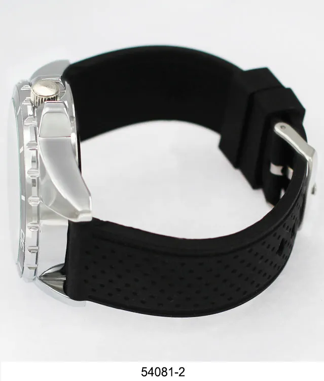 5408-Montres Carlo Silicone Band Watch