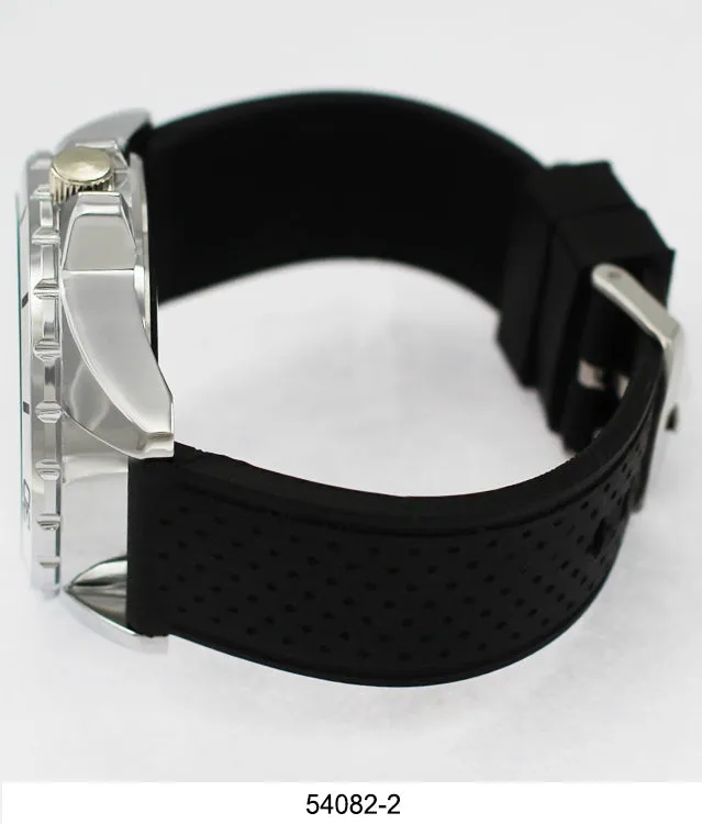 5408-Montres Carlo Silicone Band Watch