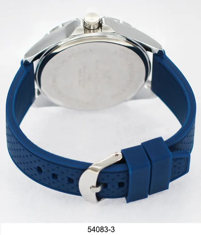 5408-Montres Carlo Silicone Band Watch