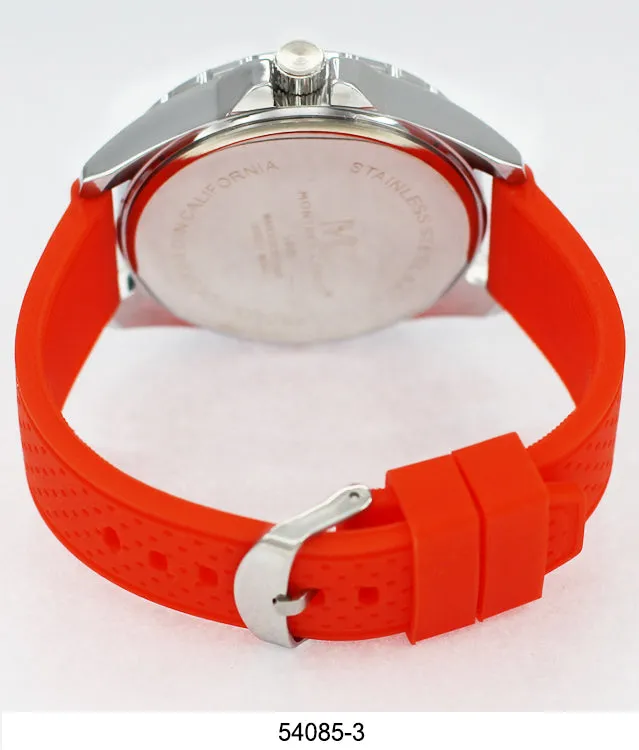5408-Montres Carlo Silicone Band Watch