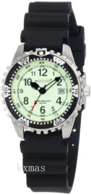Affordable Durable Rubber 14 mm Watches Strap 1M-DV01L1B_K0028466