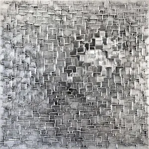 ALESSIA LU  "TITANIUM" Acrylic on Canvas, 2021