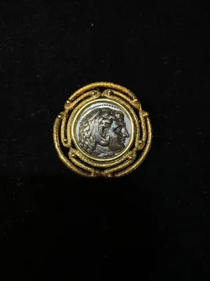 Ancient Roman Coin brooch Appraisal $15k Value}