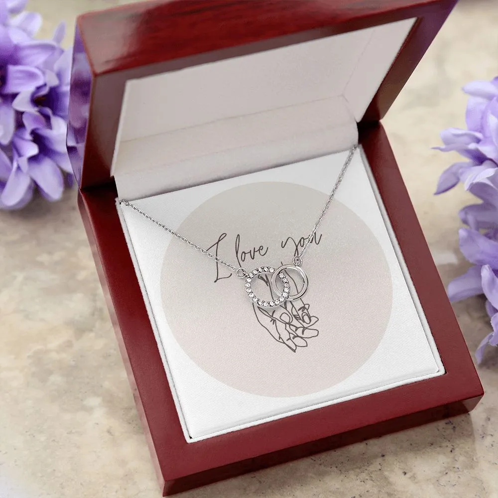 Anniversary Gifts Perfect Pair Necklace Gift for Wife Girlfriend