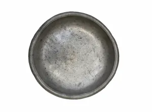 ANTIQUE 1808 Hand Forged Pewter English Charger with Ownership Marks - $6K Appraisal Value w/ CoA!  