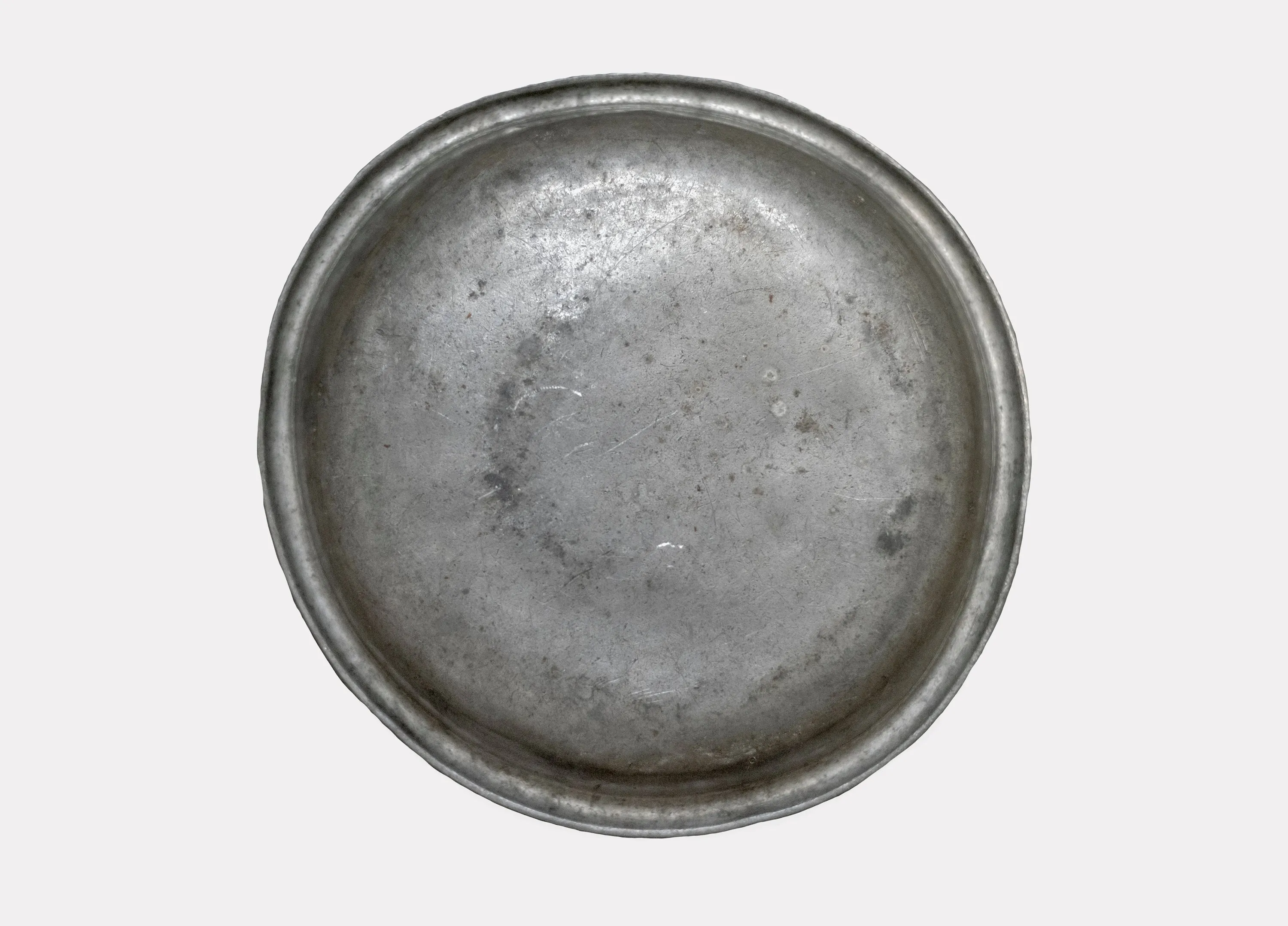 ANTIQUE 1808 Hand Forged Pewter English Charger with Ownership Marks - $6K Appraisal Value w/ CoA!  