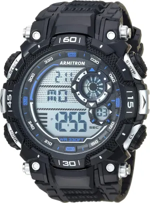 Armitron Sport Men's Digital Chronograph Resin Strap Watch, 40/8397