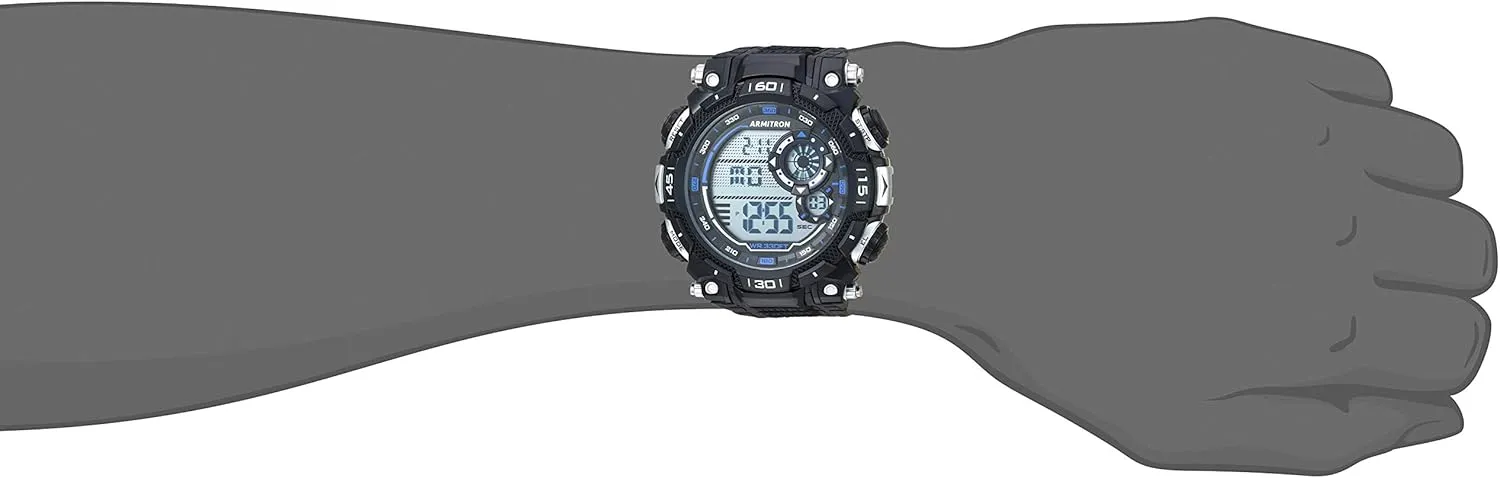 Armitron Sport Men's Digital Chronograph Resin Strap Watch, 40/8397