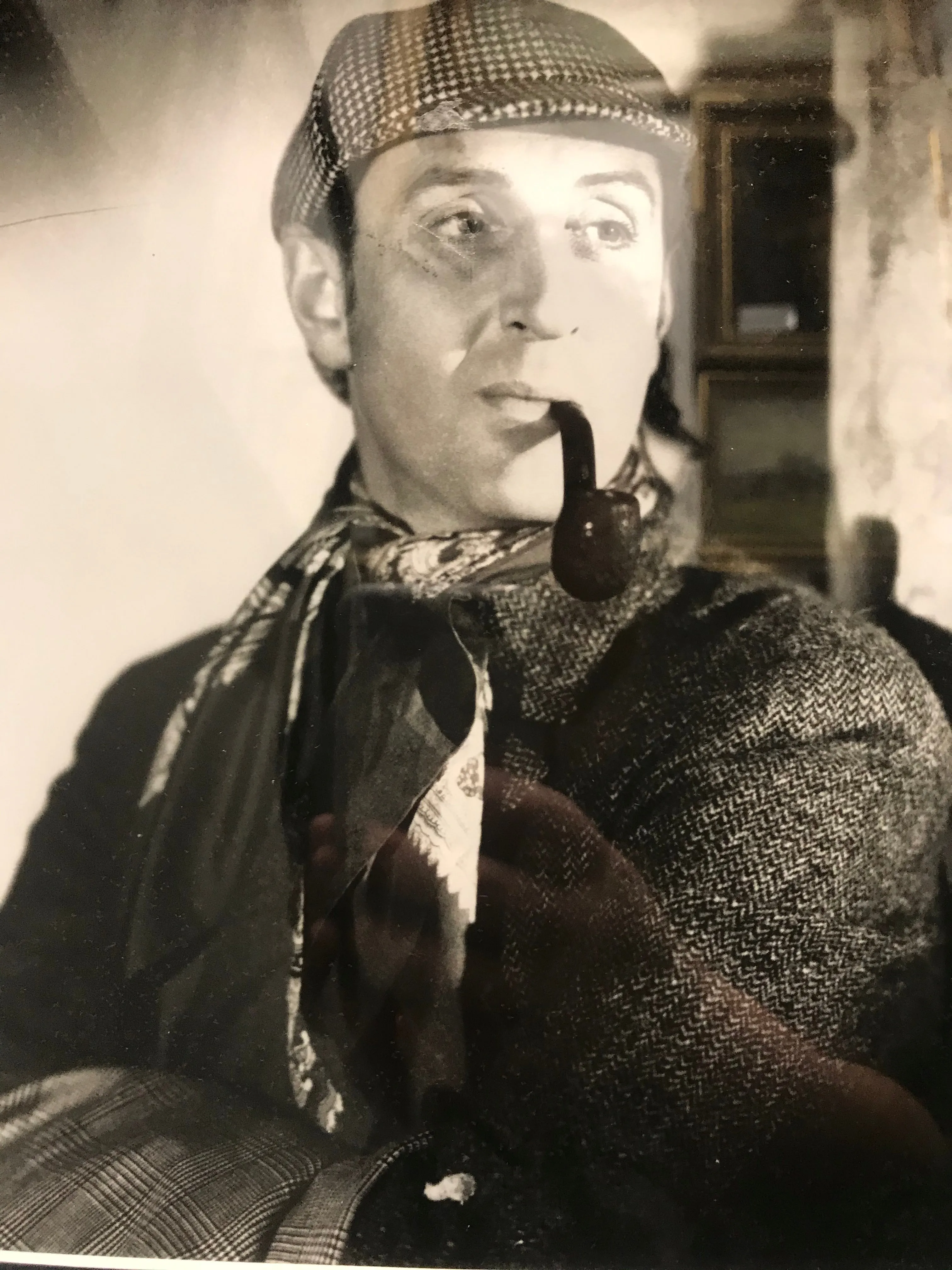 BASIL RATHBONE Autograph with Photograph as Sherlock Holmes 1962- $3K APR w/CoA!
