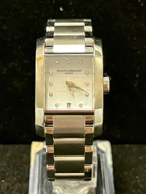 Baume & Mercier Unique Mother Of Pearl dial w/ Diam Men's Watch - $7K APR w/ COA