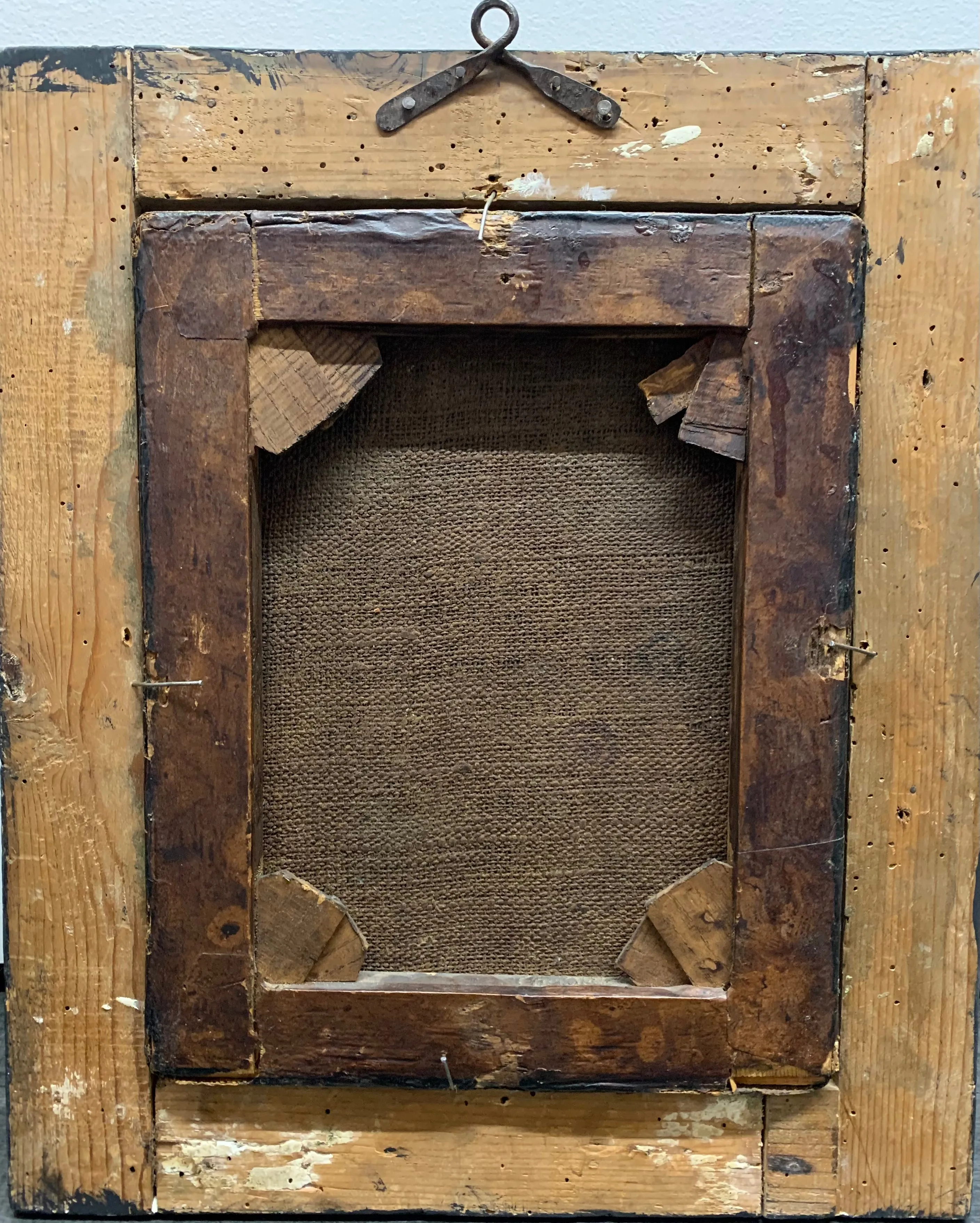 BEAUTIFUL DUTCH SCHOOL CANVAS PAINTING FRAMED FROM 17TH CENTURY - $30K w COA