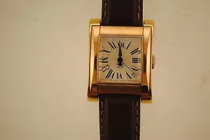 BEDAT & CO. No. 7 Vintage 18K Yellow Gold Wristwatch w/ Cream Color Wave Dial - $15K VALUE