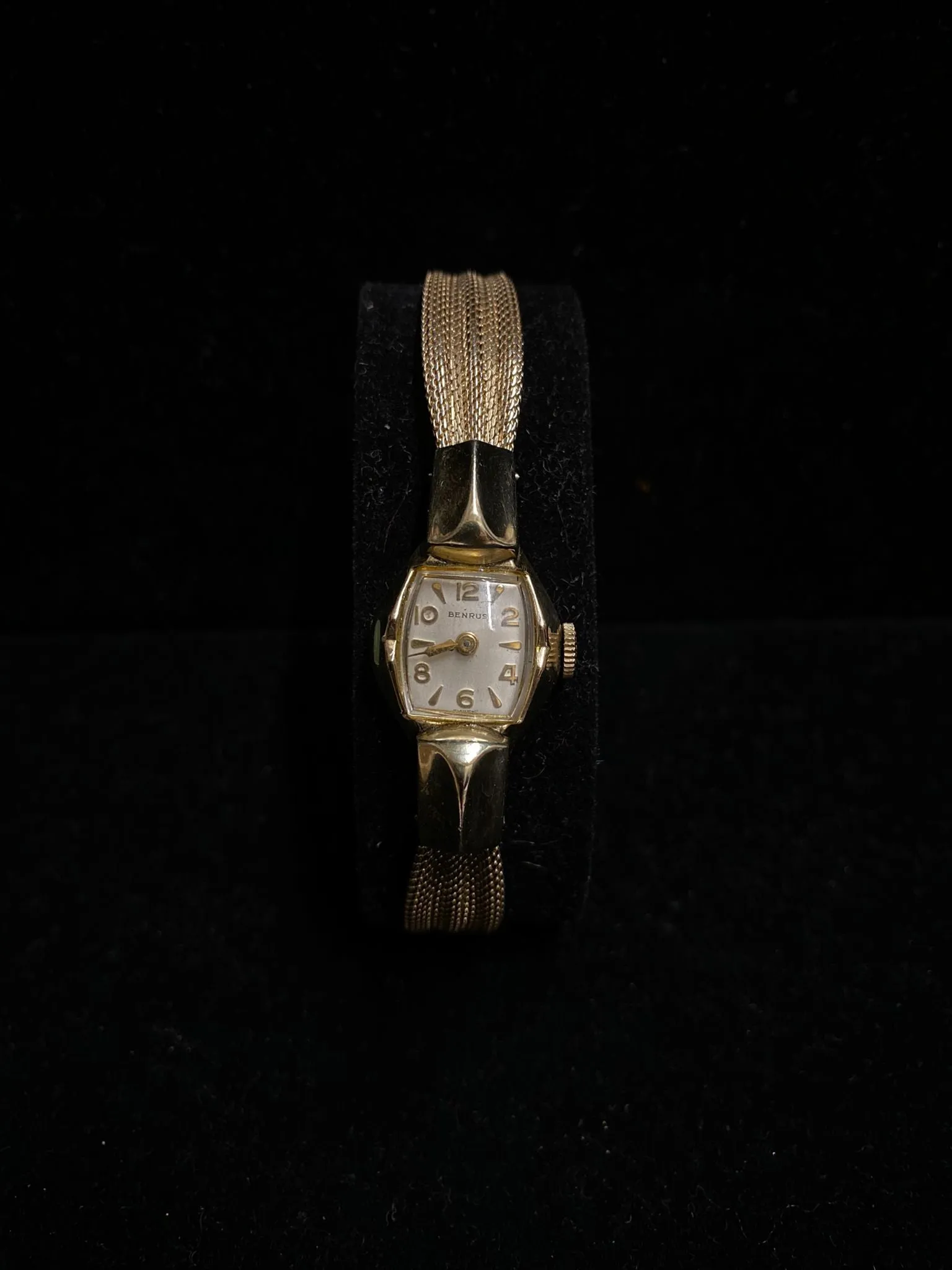 BENRUS Solid RGP SS Vintage Circa 1940's Beautiful Ladies Watch - $4K APR w/ COA
