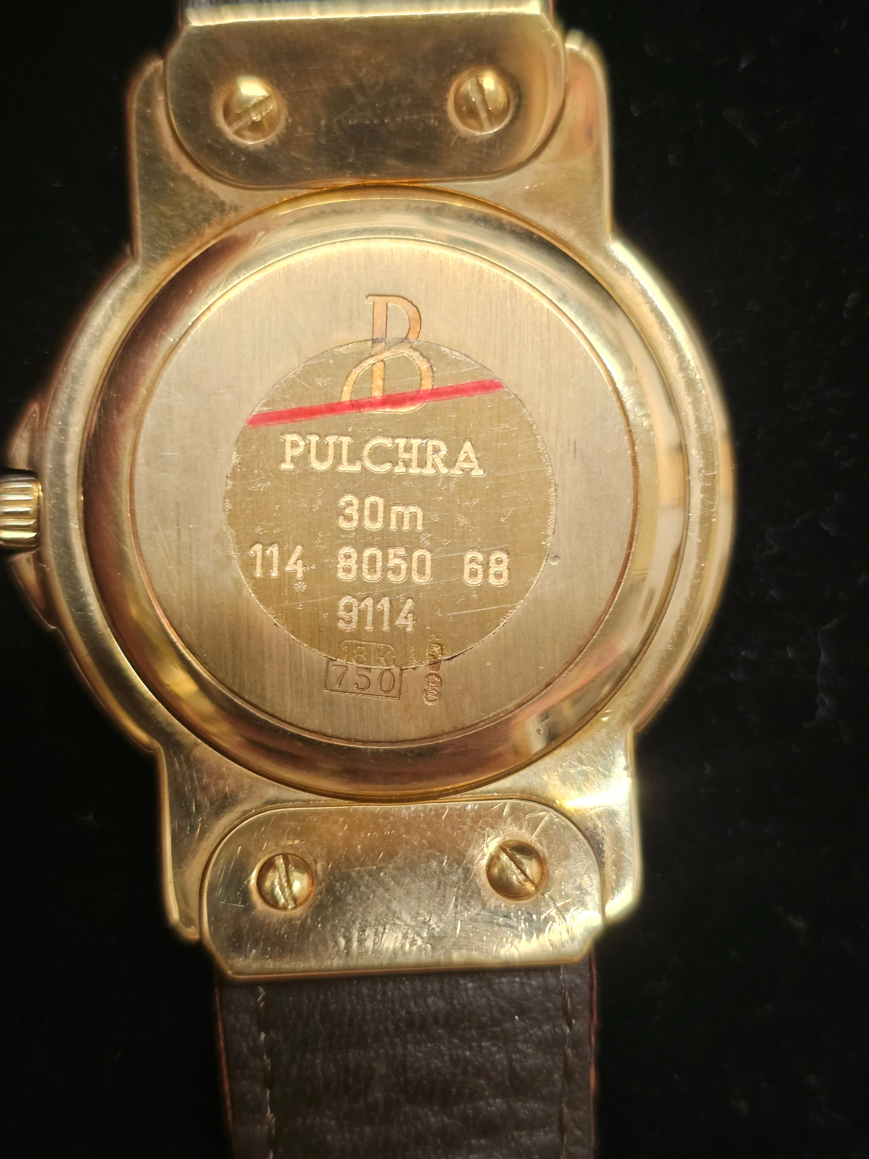 BERTOLUCCI Unique 18K YG Ref:114 8050 68 Brand New Unisex Watch- $20K APR w/ COA