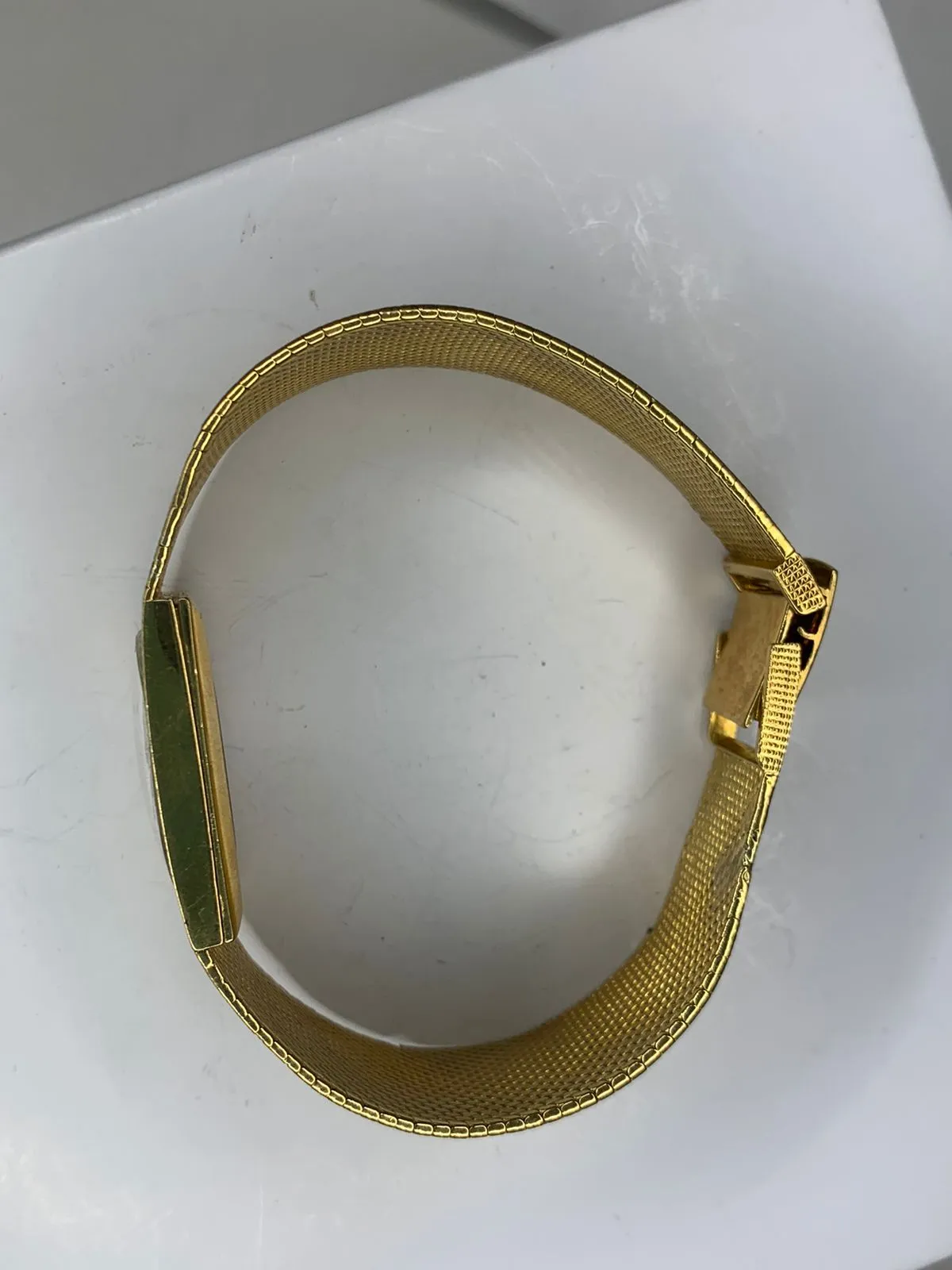 BEUCHE GIROD 18K YG LADIES WATCH CHECK DIAL ORIGINAL BRACELET - $25K APR w/ COA!