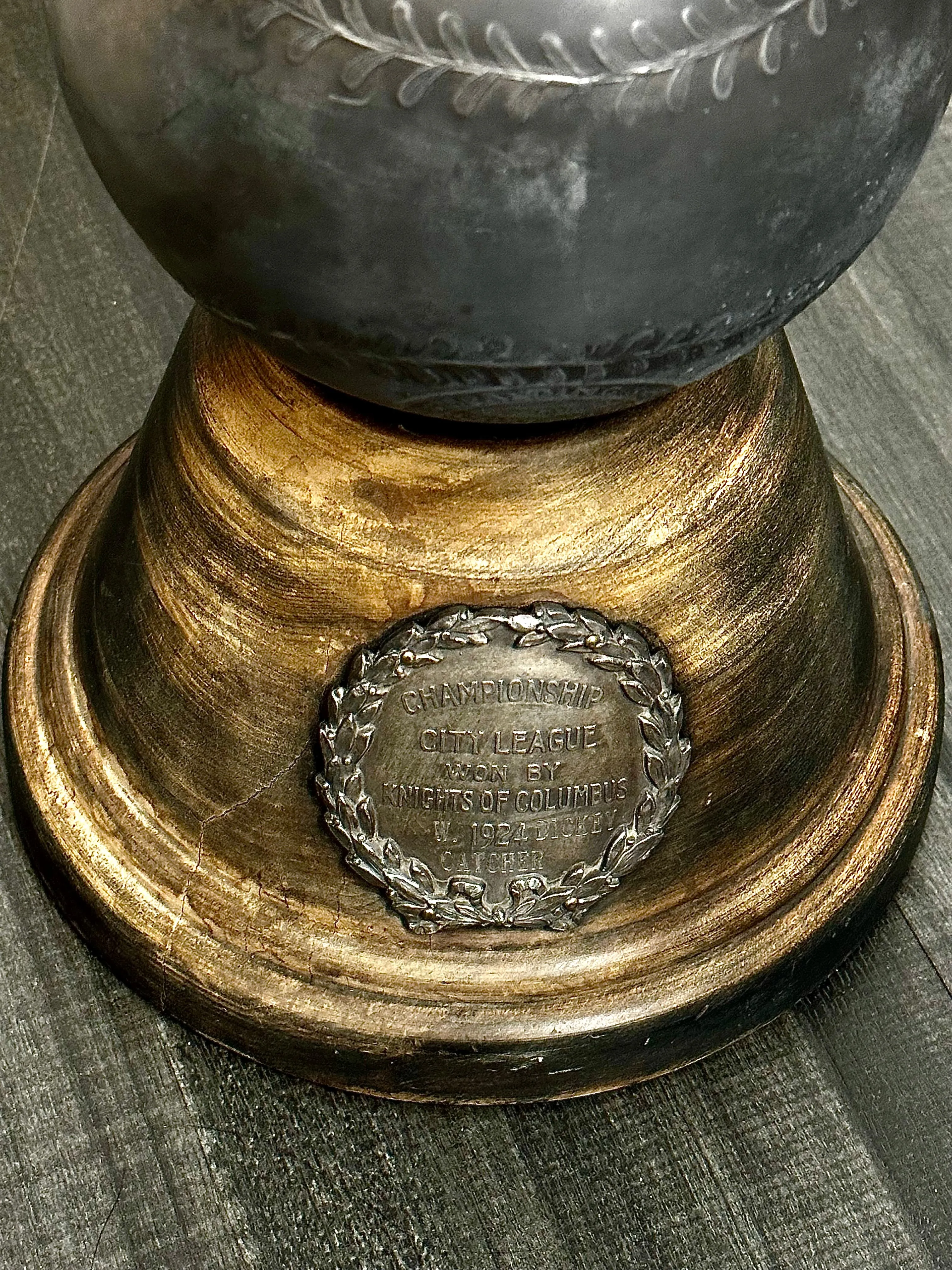 Bill Dickey Greatest Catcher Of All Time 1924 1st AWARD,UNIQUE $600K APR w/ COA!