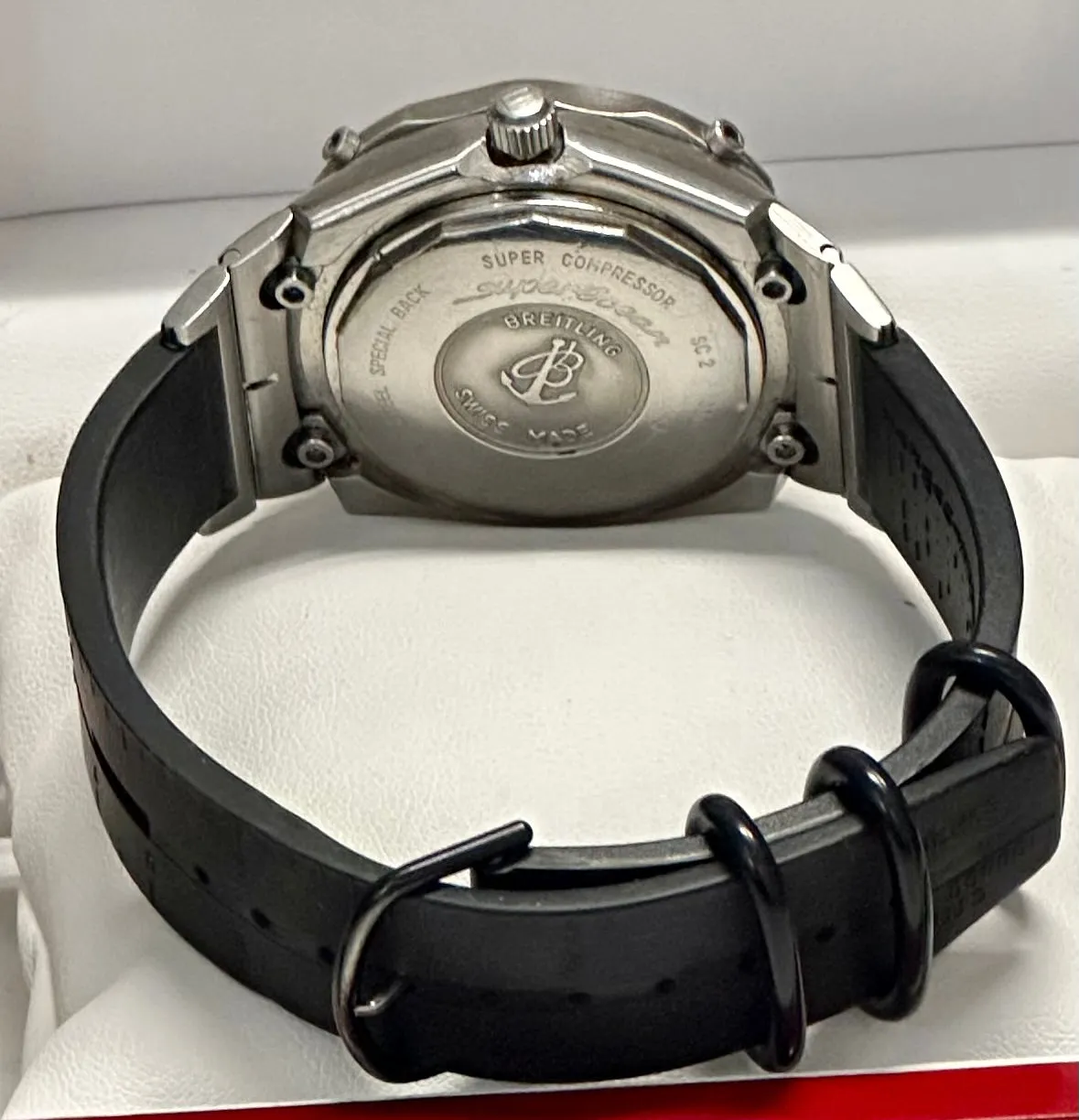 BREITLING Vintage Superocean Stainless Steel Men's Wristwatch - $12K APR w/ COA!