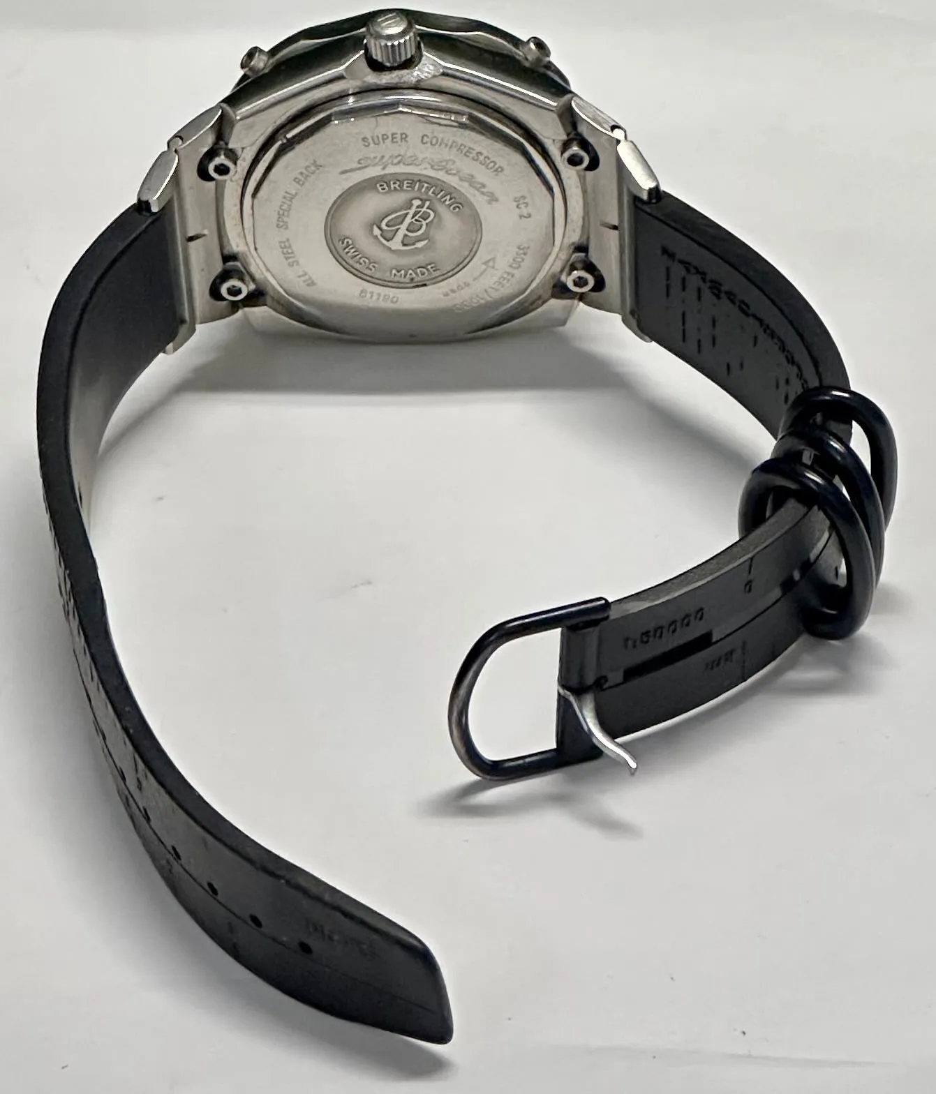 BREITLING Vintage Superocean Stainless Steel Men's Wristwatch - $12K APR w/ COA!