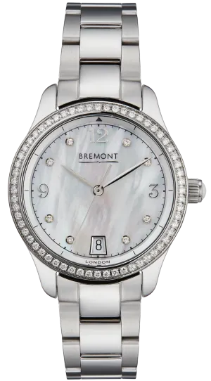 Bremont Solo Lady K White Mother of Pearl