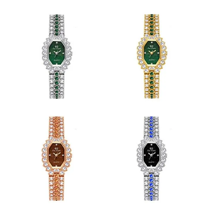 BS Bee Sister FA1581 Glamorous Diamond-Studded Women’s Watch