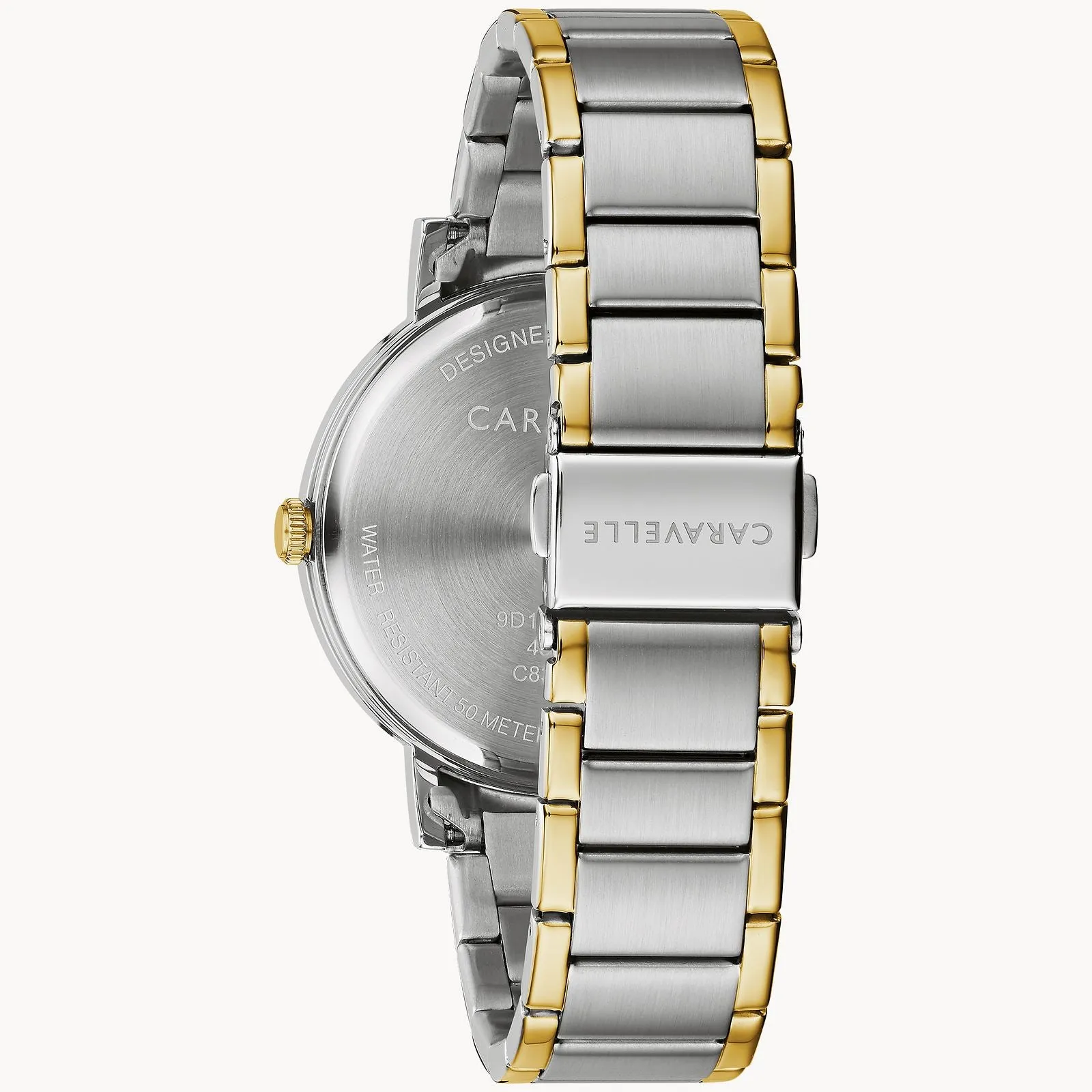 Bulova 45A149 Dress Caravelle 2 Tone Stainless Steel Strap Men Watches