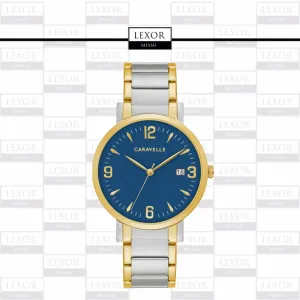 Bulova 45A149 Dress Caravelle 2 Tone Stainless Steel Strap Men Watches