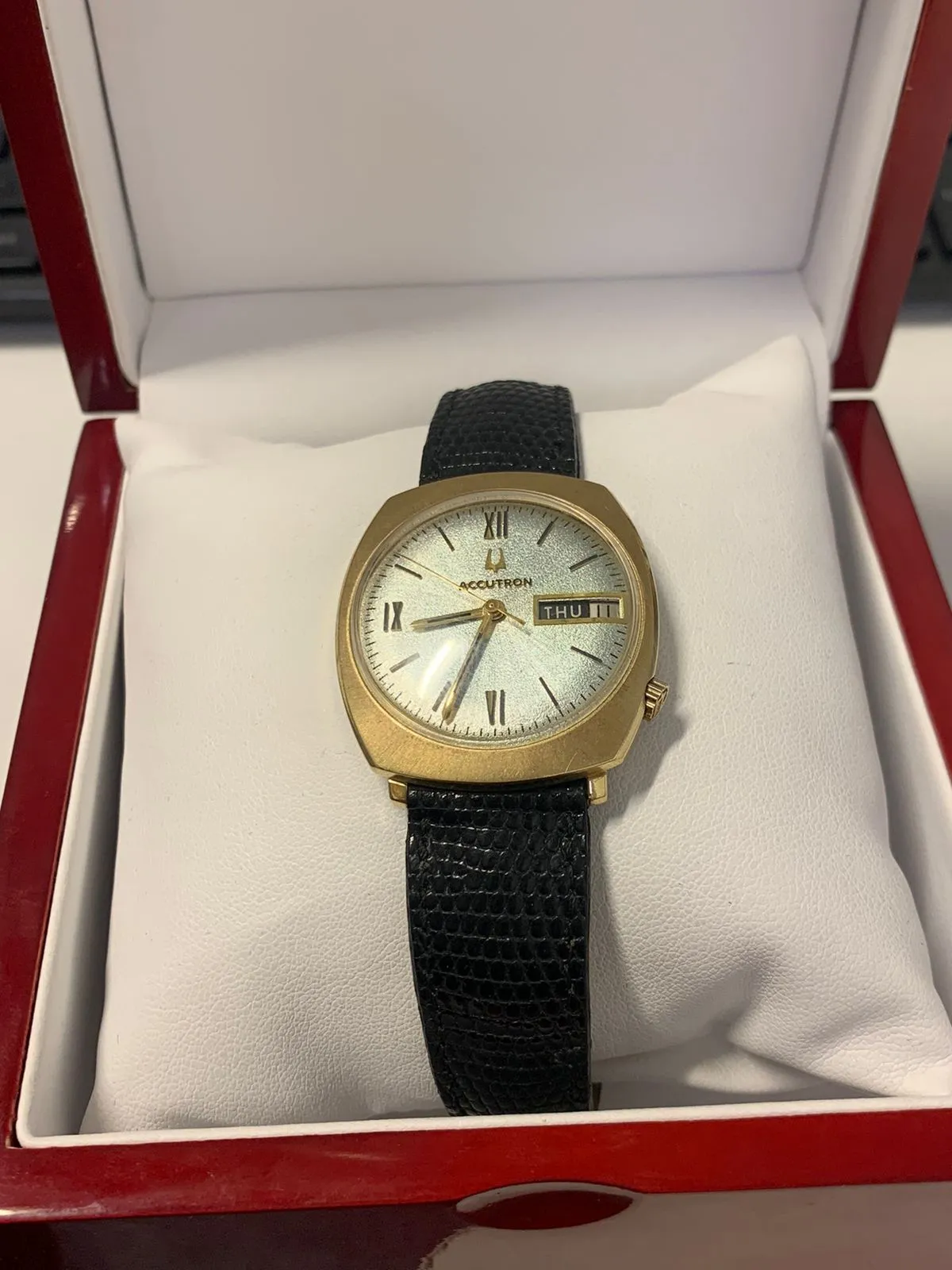 Bulova Accutron Electric Watch Day/Date YG Circa 1950s Auto - $13K APR w/ COA!