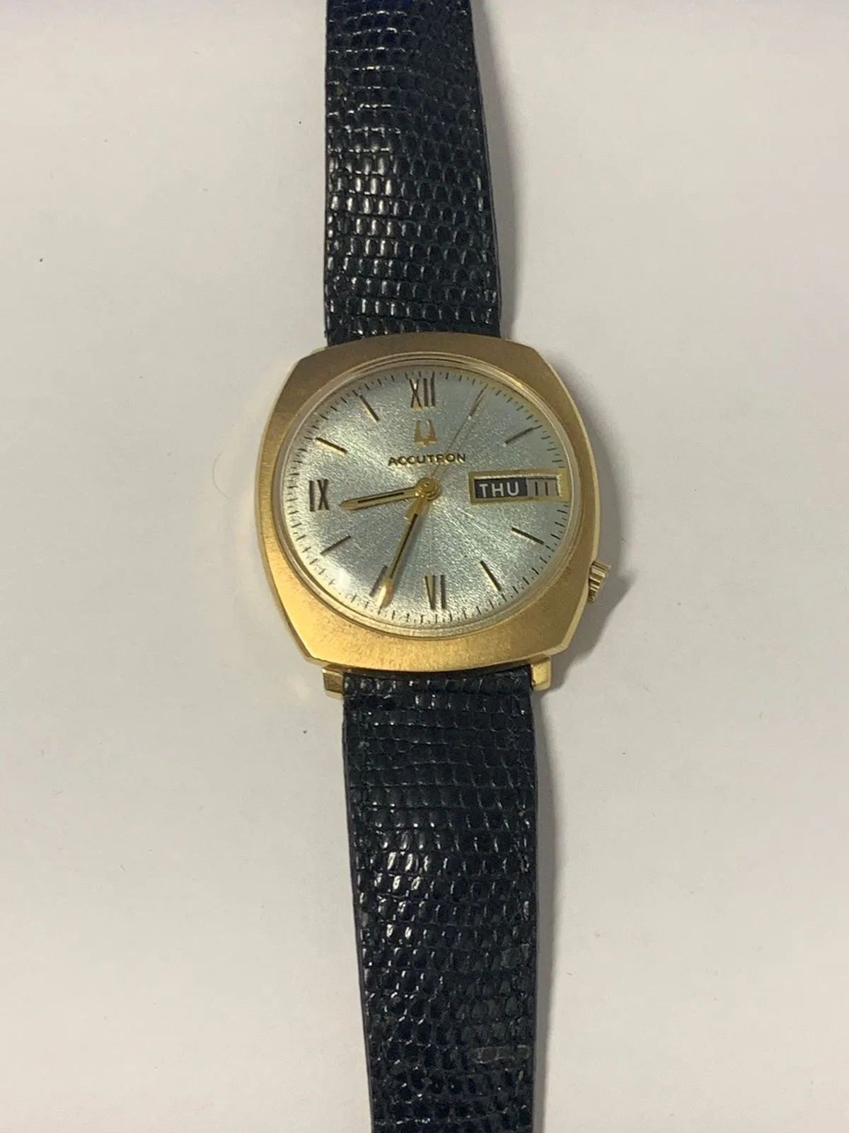 Bulova Accutron Electric Watch Day/Date YG Circa 1950s Auto - $13K APR w/ COA!