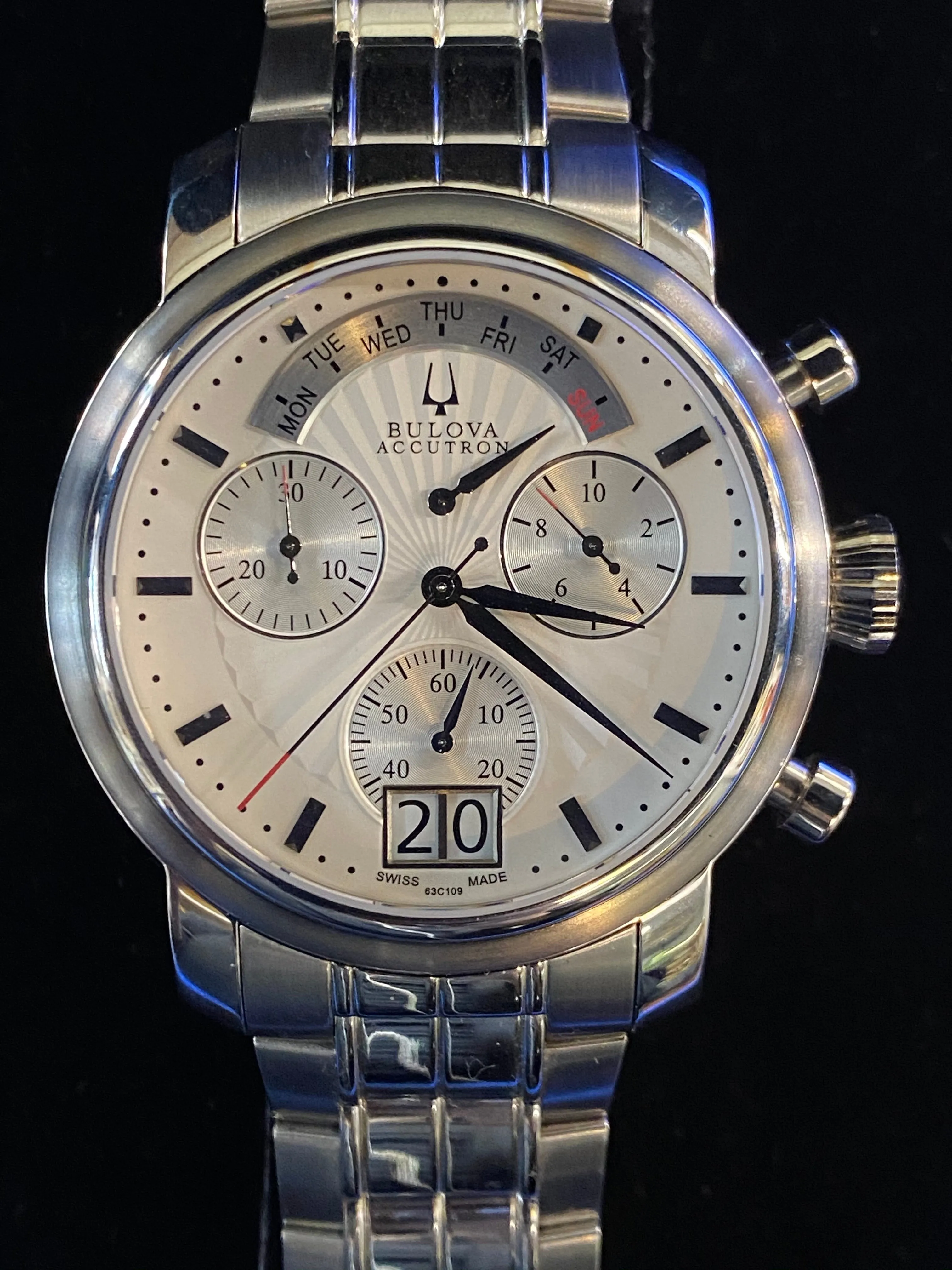 BULOVA Accutron Limited Edition SS Chronograph w/ Week Indicator! - $1.5K APR w/CoA!|