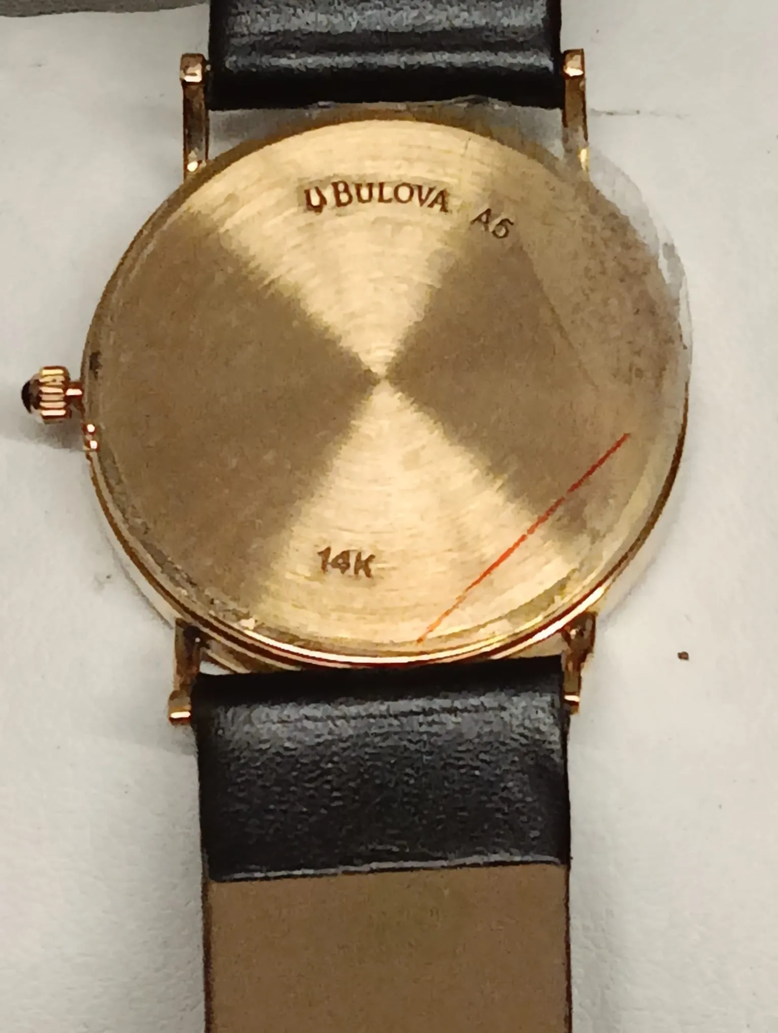 Bulova Gold Wristwatch with Sapphire and Day-Date Features - $10K APR w/ COA!!!!