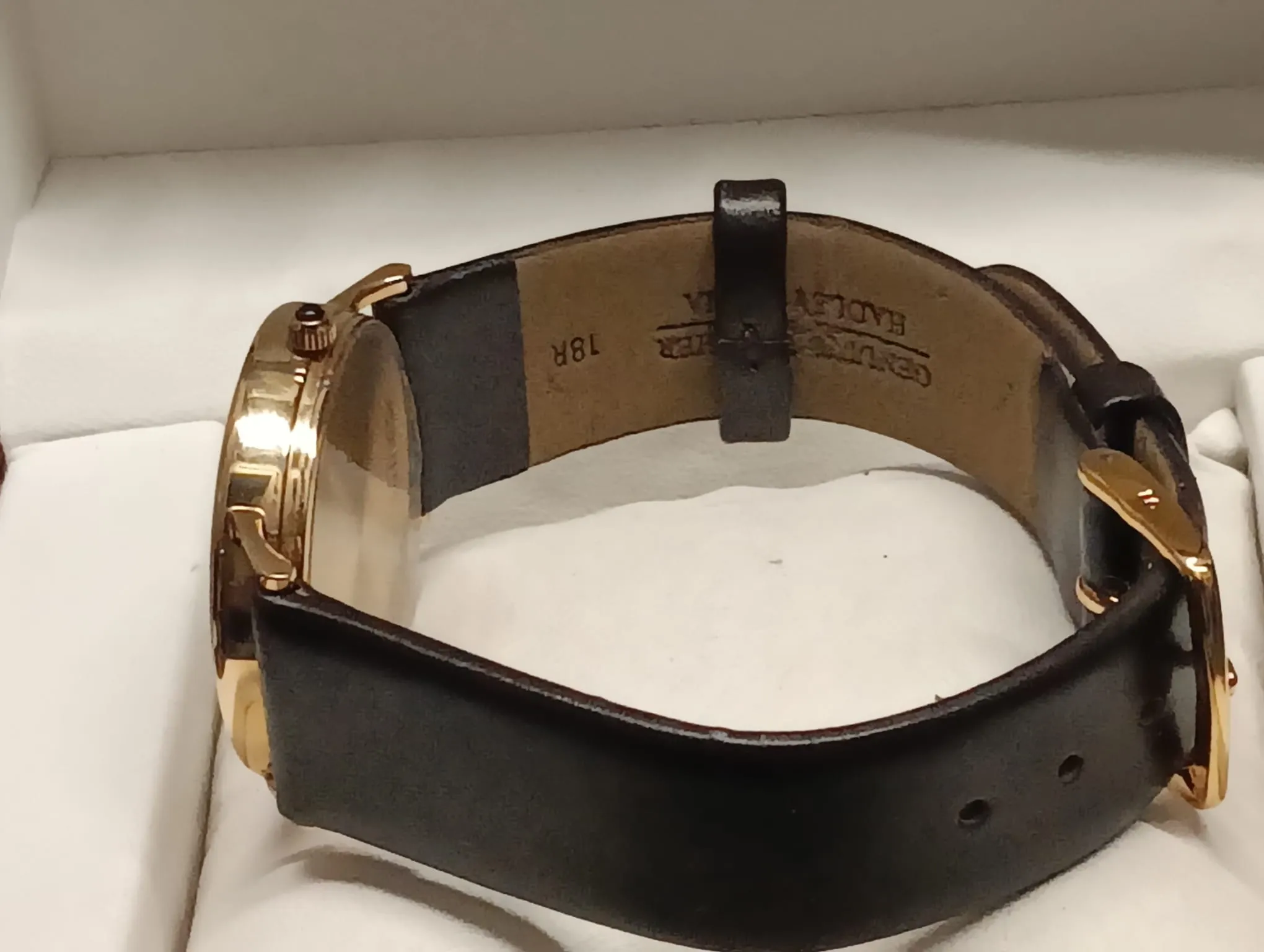 Bulova Gold Wristwatch with Sapphire and Day-Date Features - $10K APR w/ COA!!!!