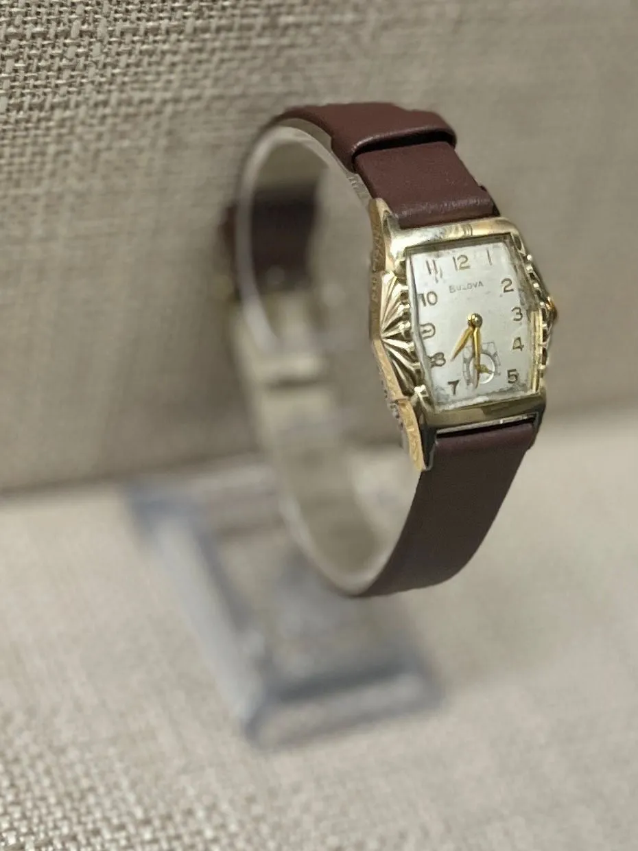 BULOVA Vintage C. 1940s Beautiful 10K RGP & SS Unisex Watch - $6K APR w / COA!!!