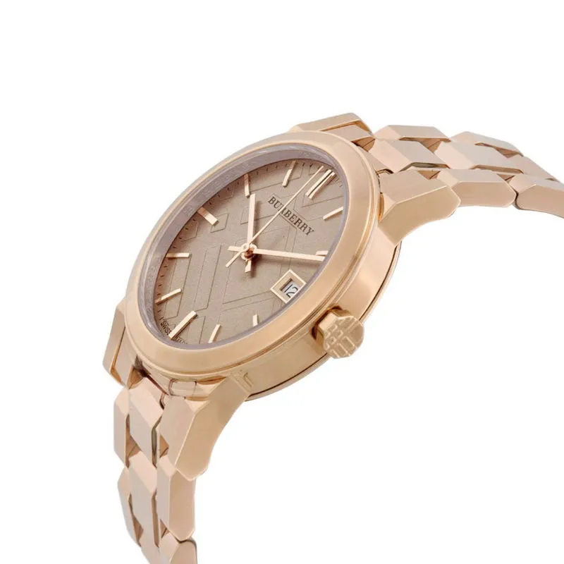 Burberry Swiss Quartz Rose Gold Women's Watch BU10116