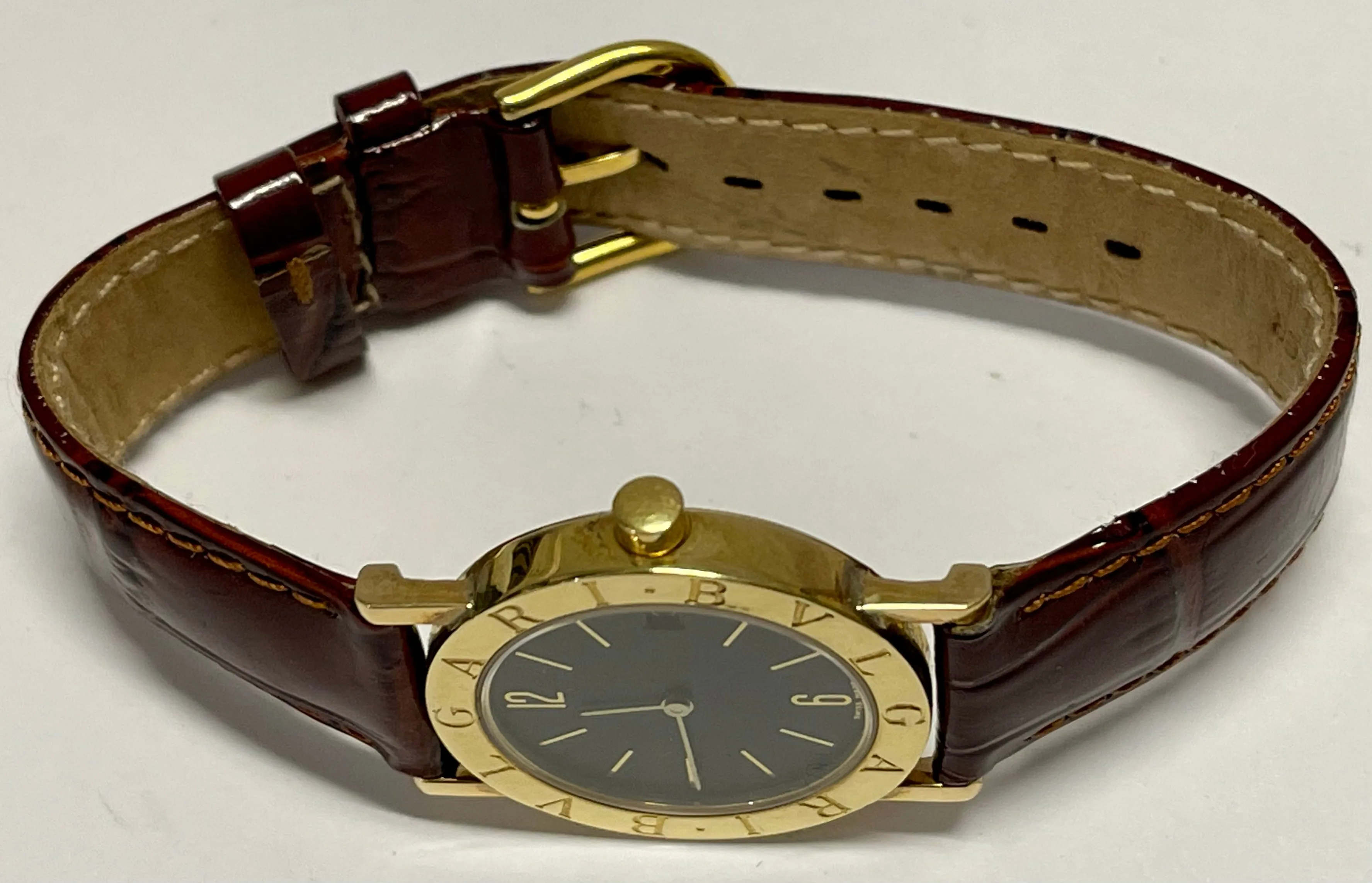 BVLGARI Beautiful Date 18K Yellow Gold Brand New Men's Watch - $13K APR w/ COA!