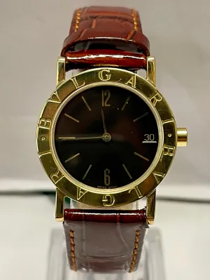 BVLGARI Beautiful Date 18K Yellow Gold Brand New Men's Watch - $13K APR w/ COA!