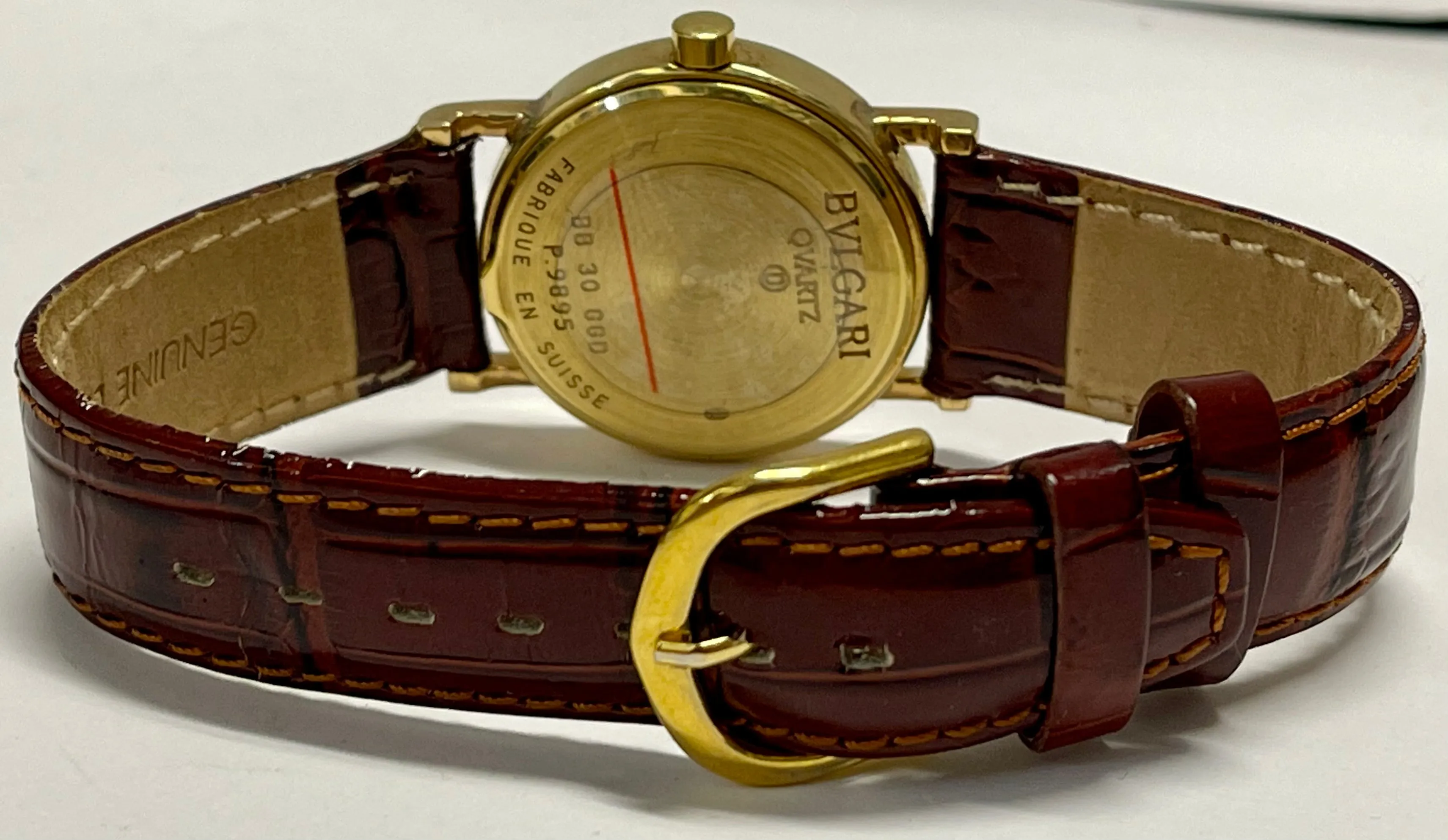 BVLGARI Beautiful Date 18K Yellow Gold Brand New Men's Watch - $13K APR w/ COA!