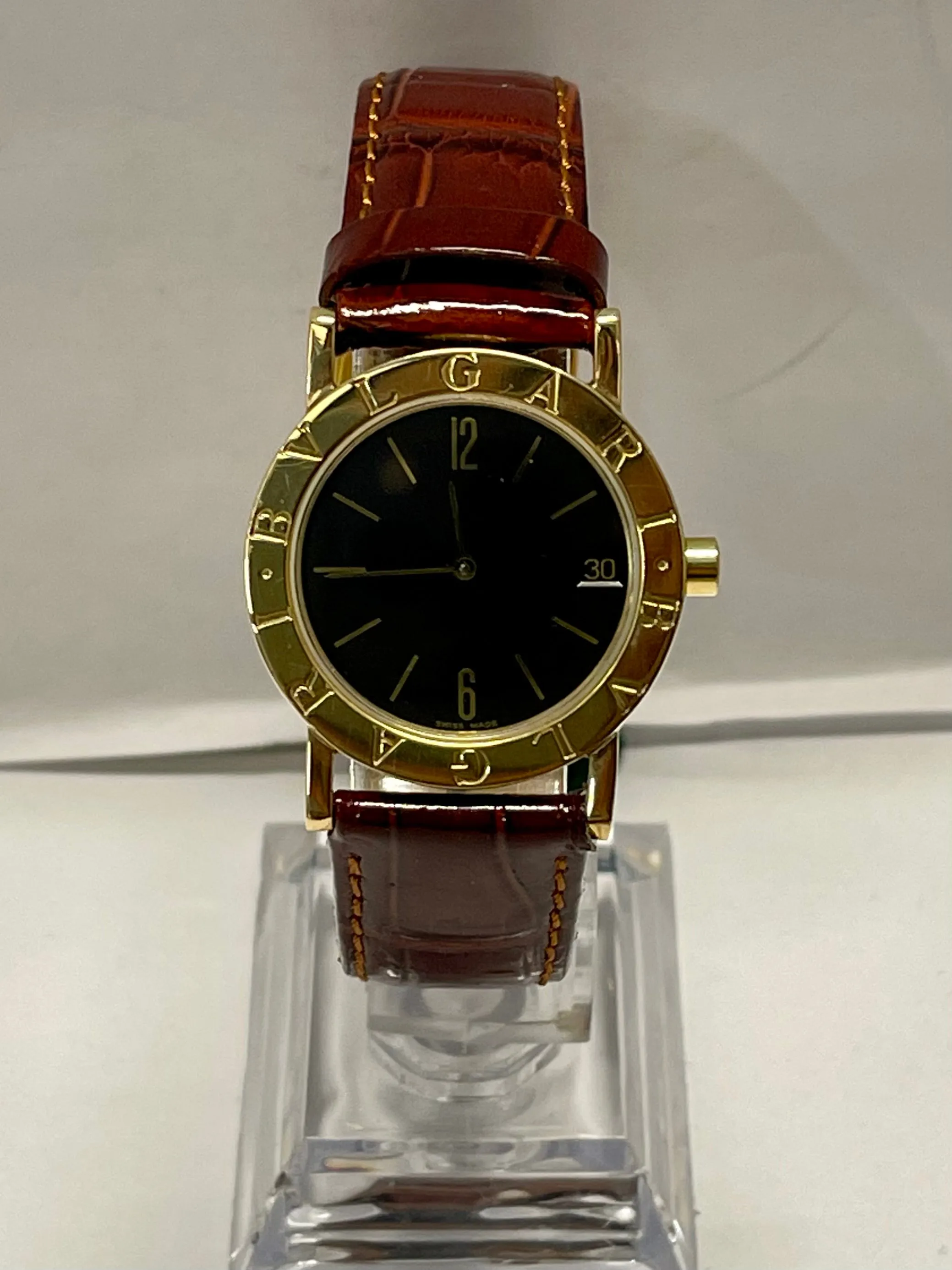 BVLGARI Beautiful Date 18K Yellow Gold Brand New Men's Watch - $13K APR w/ COA!