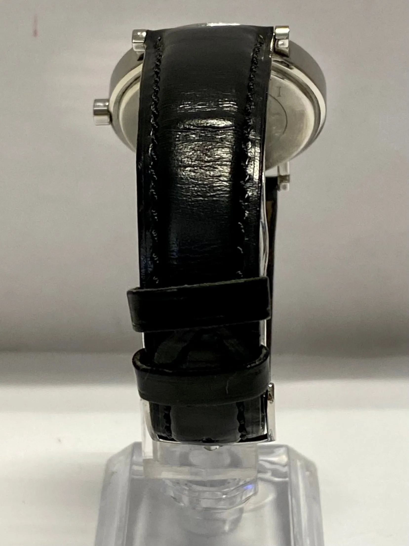BVLGARI Beautiful SS Date w/Black Dial Fascinating Men's Watch - $4K APR w/ COA!